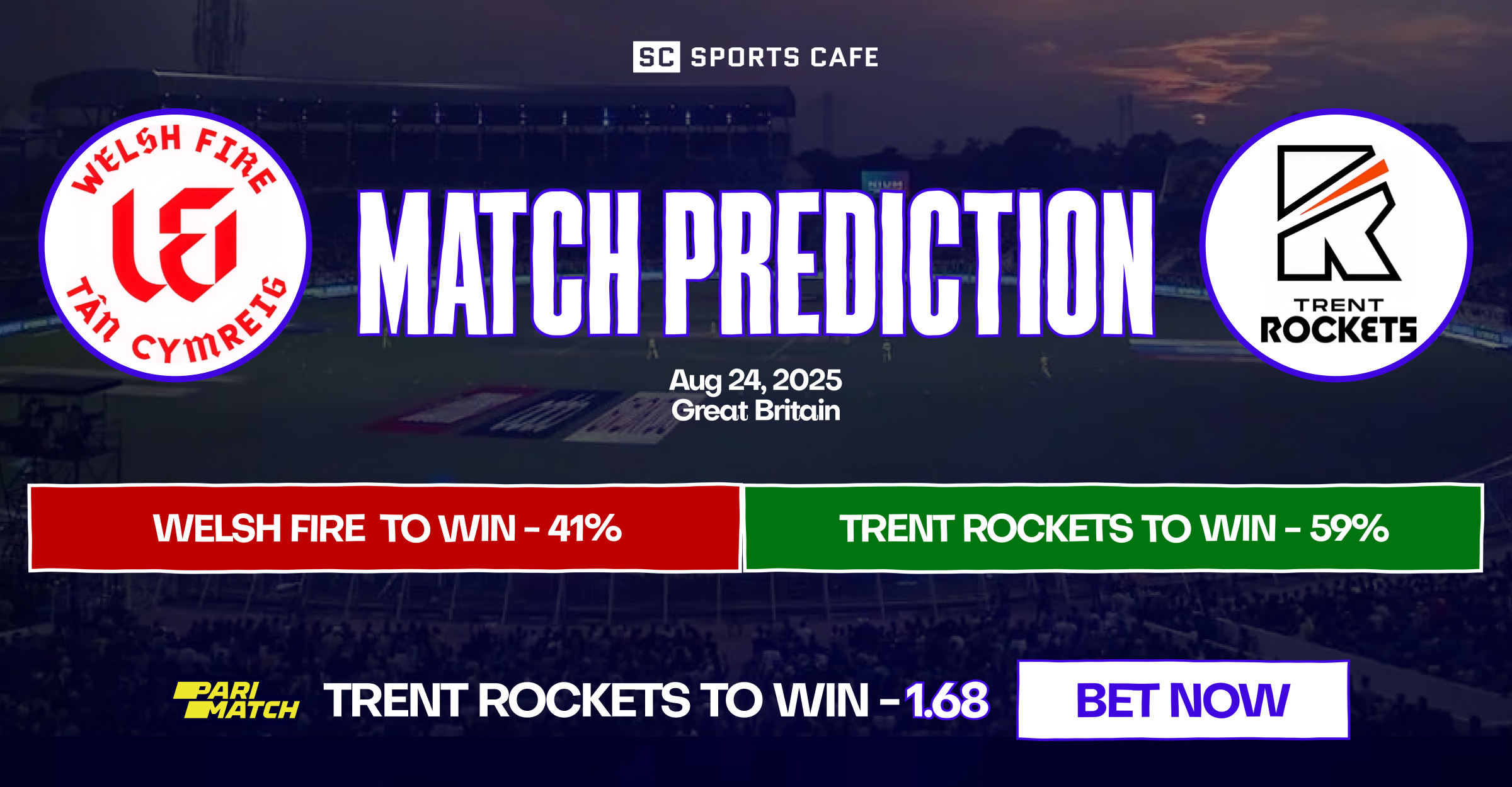 Welsh Fire vs Trent Rockets